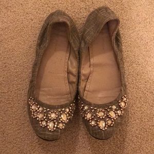 Adrienne Vittadini Beaded Flats